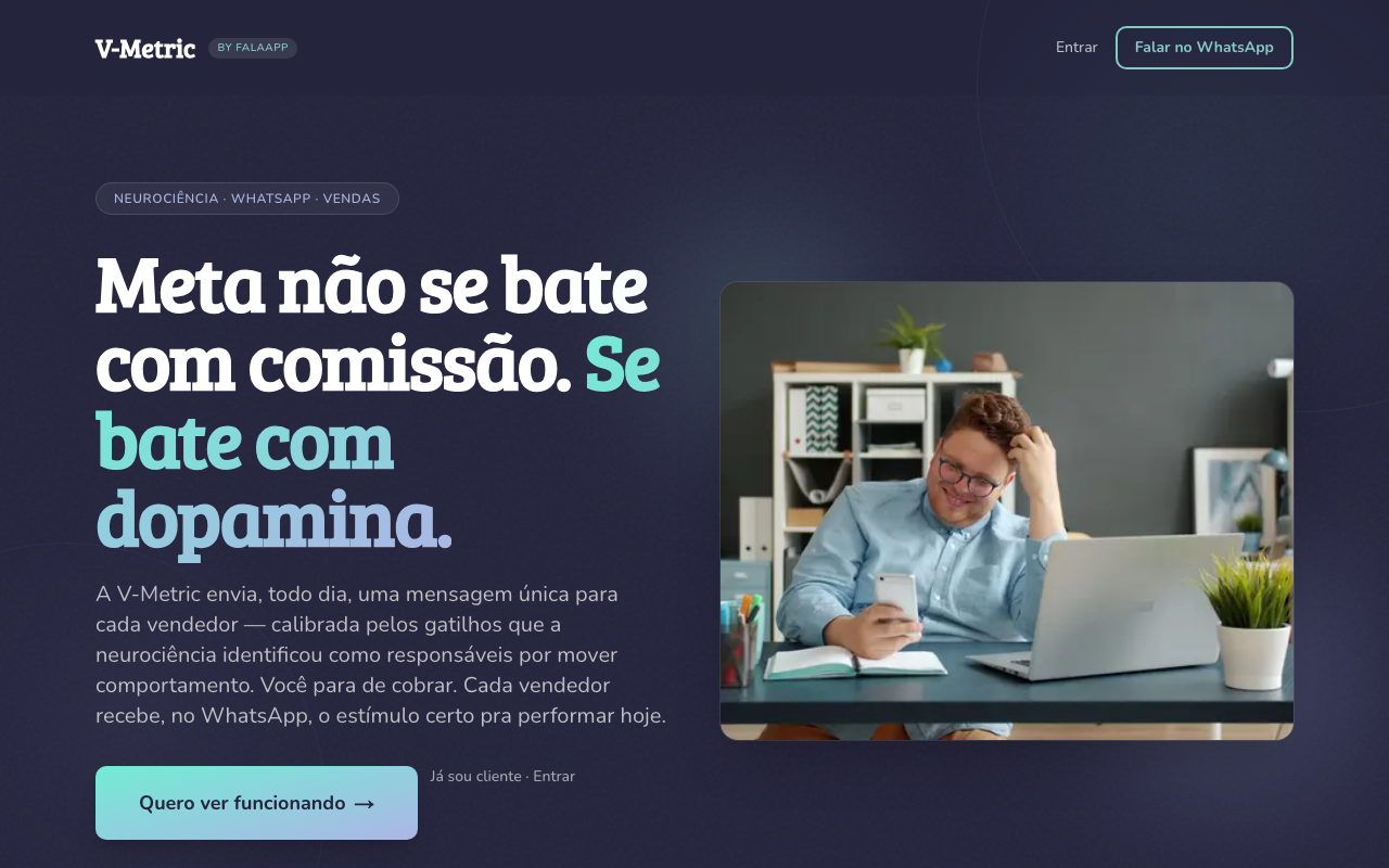 Site da V-Metric