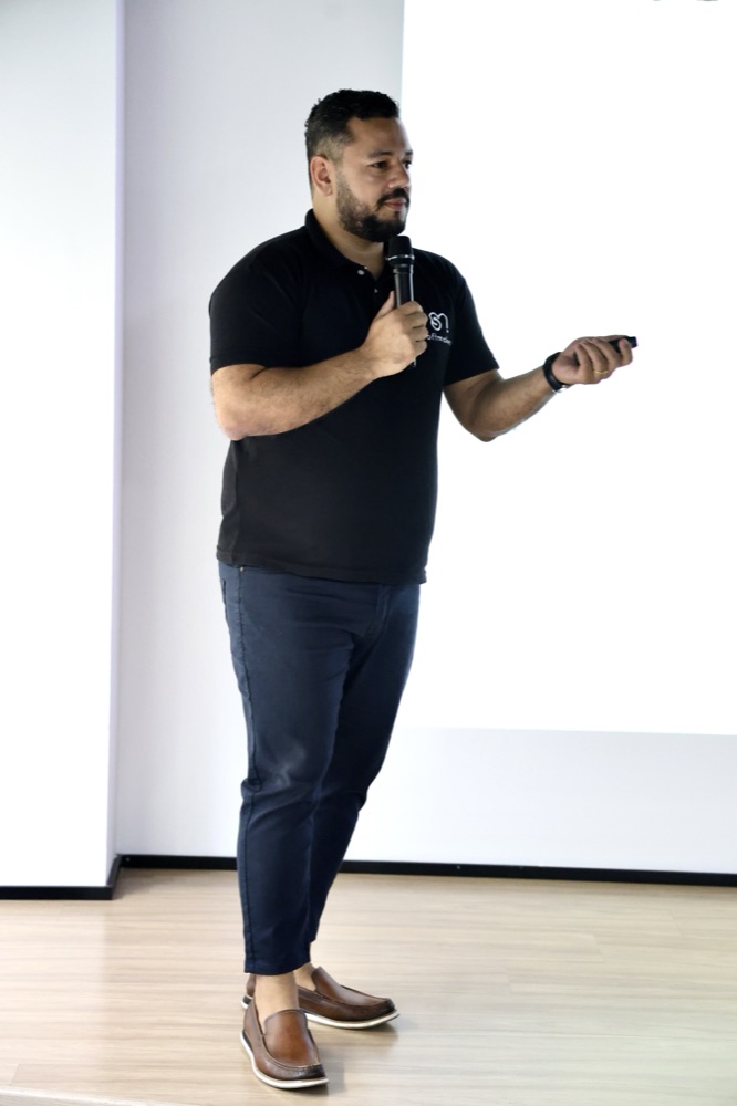 Tiago Pedro no palco